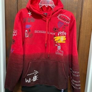 Screenshot men’s size Small Graffiti Fleece wear . Urban wear pullover hoodie